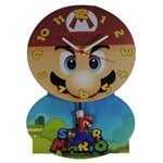 Ficha técnica e caractérísticas do produto Relógio Parede de Pêndulo - Super Mario
