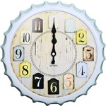 Relógio Parede Decorativo Tampa Garrafa - Quartz