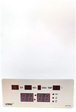 Ficha técnica e caractérísticas do produto Relógio Parede Digital Led Lelong Le-2118