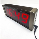 Ficha técnica e caractérísticas do produto Relógio Parede Digital Luminoso 25cm x 10cm Temperatura