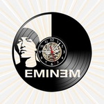 Ficha técnica e caractérísticas do produto Relógio Parede Eminem Bandas Rap Musica Vinil LP Decoração