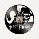 Ficha técnica e caractérísticas do produto Relógio Parede Freddy Krueger Terror Filmes TV Vinil LP