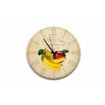 Ficha técnica e caractérísticas do produto Relógio Parede Frutas