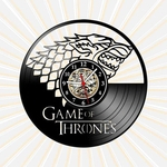Ficha técnica e caractérísticas do produto Relógio Parede Game of Thrones Filmes Series TV Disco Vinil