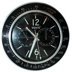 Ficha técnica e caractérísticas do produto Relógio Parede Grande 35cm Fluorescente Dia Mês Sala Quarto