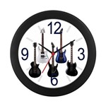 Ficha técnica e caractérísticas do produto Relógio Parede Guitarra