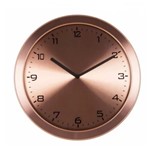 Ficha técnica e caractérísticas do produto Relógio Parede Herweg 6456 309 Rose Aluminio Escovado