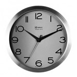 Ficha técnica e caractérísticas do produto Relógio Parede Herweg 6717 079 Aluminio Escovado 40cm