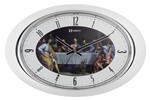Ficha técnica e caractérísticas do produto Relógio Parede Herweg Santa Ceia Branco 40cm X 36,2cm - Ref 6354