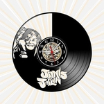 Ficha técnica e caractérísticas do produto Relógio Parede Janis Joplin Bandas Rock Musica Vinil LP