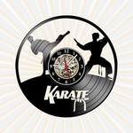 Ficha técnica e caractérísticas do produto Relógio Parede Karatê Lutas Artes Marciais Disco Vinil LP