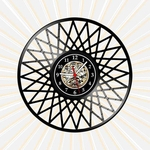 Ficha técnica e caractérísticas do produto Relógio Parede Mandala Esotérica Vinil LPDecoração Retrô