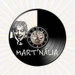 Ficha técnica e caractérísticas do produto Relógio Parede Mart Nalia Samba Musica Vinil LP Decoração