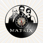 Ficha técnica e caractérísticas do produto Relógio Parede Matrix Filmes Series TV Nerd Geek Vinil LP