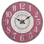 Ficha técnica e caractérísticas do produto Relógio Parede Mdf 34cm Grand Hotel London Decora Vetro 538