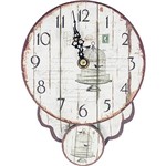 Ficha técnica e caractérísticas do produto Relógio Parede MDF Gaiola com Pássaro Oldway