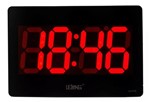 Ficha técnica e caractérísticas do produto Relógio Parede Mesa Led Digital Calendário/Termômetro/Alarme Lelong LE-2116