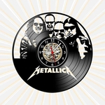 Ficha técnica e caractérísticas do produto Relógio Parede Metallica Banda Rock 80 90 Disco Vinil LP