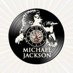 Relógio Parede Michael Jackson Pop Musica Vinil LP Decoração