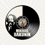 Ficha técnica e caractérísticas do produto Relógio Parede Mikhail Bakunin Anarquismo Filosofia Vinil LP