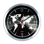 Ficha técnica e caractérísticas do produto Relógio Parede Mundi 30 Cm Preto Alumínio Kienzle Silencioso