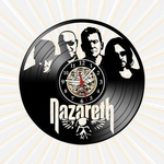 Ficha técnica e caractérísticas do produto Relógio Parede Nazareth Bandas Rock Musica Vinil LP Retrô