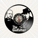 Ficha técnica e caractérísticas do produto Relógio Parede O Poderoso Chefão Godfather Filme TV Vinil LP