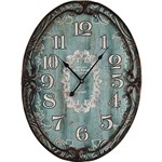 Ficha técnica e caractérísticas do produto Relógio Parede Oval Azul Old Town Oldway