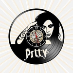 Ficha técnica e caractérísticas do produto Relógio Parede Pitty Bandas Rock Nacional Musica Vinil LP