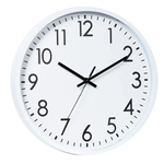 Ficha técnica e caractérísticas do produto Relógio Parede Plástico Basic White Branco 20x3,8x20 Cm - Urban 42736
