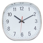 Ficha técnica e caractérísticas do produto Relógio Parede Prateado 29.5x29.5cm