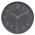Ficha técnica e caractérísticas do produto Relógio Parede Preto 35x35cm