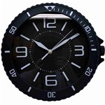 Ficha técnica e caractérísticas do produto Relógio Parede Preto 29x30cm - Infinity Presentes