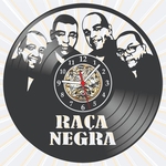 Ficha técnica e caractérísticas do produto Relógio Parede Raça Negra Pagode Musica Vinil LP Decoração