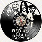 Ficha técnica e caractérísticas do produto Relógio Parede Red Hot RHCP Funk Rock Musica Vinil LP Arte