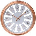 Ficha técnica e caractérísticas do produto Relógio Parede Rosê 33x33cm - Tascoinport