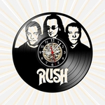Ficha técnica e caractérísticas do produto Relógio Parede Rush Bandas Rock Progressivo Musica Vinil LP