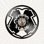 Ficha técnica e caractérísticas do produto Relógio Parede Santa Cruz Times de Futebol Vinil LP Retrô