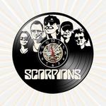 Ficha técnica e caractérísticas do produto Relógio Parede Scorpions Bandas Rock Musica Vinil LP Arte