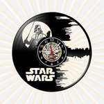 Ficha técnica e caractérísticas do produto Relógio Parede Star Wars Darth Vader Filmes Series Vinil LP
