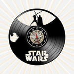 Ficha técnica e caractérísticas do produto Relógio Parede Star Wars Filmes Nerd Geek Disco Vinil LP