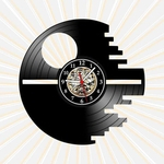 Ficha técnica e caractérísticas do produto Relógio Parede Star Wars Filmes Series TV Nerd Geek Vinil LP