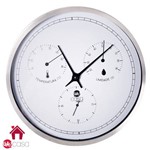 Ficha técnica e caractérísticas do produto Relógio Parede Termômetro - Branco