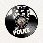 Ficha técnica e caractérísticas do produto Relógio Parede The Police Bandas Pop Musica Vinil LP Clock