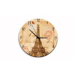 Ficha técnica e caractérísticas do produto Relógio Parede Torre Paris Arco
