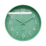 Ficha técnica e caractérísticas do produto Relógio Parede Verde 25x25cm