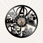 Ficha técnica e caractérísticas do produto Relógio Parede Vingadores Avengers marvel DC HQ Vinil LP