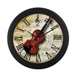Ficha técnica e caractérísticas do produto Relógio Parede Violino
