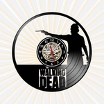 Ficha técnica e caractérísticas do produto Relógio Parede Walking Dead Filmes Series Nerd Geek Vinil LP