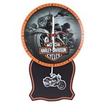 Ficha técnica e caractérísticas do produto Relógio Pendulo Harley-davidson - Preto